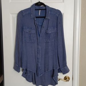 Free People High-low cinched tunic